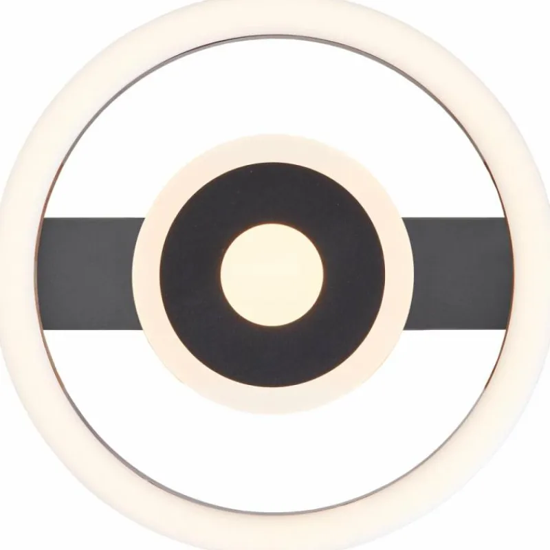 Luminaires Brilliant Plafonnier Brilliant Maureen LED Noir, Blanc, 1 lumière* Éclairage Led