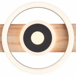 Lampes En Bois-Luminaires Brilliant Plafonnier Brilliant Maureen LED Écru, Noir, Blanc, 1 lumière