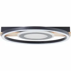 Lampes En Bois-Luminaires Brilliant Plafonnier Brilliant Maureen LED Écru, Noir, Blanc, 1 lumière