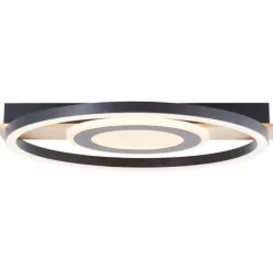 Lampes En Bois-Luminaires Brilliant Plafonnier Brilliant Maureen LED Écru, Noir, Blanc, 1 lumière