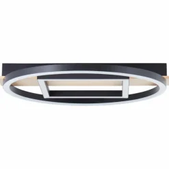 Lampes En Bois-Luminaires Brilliant Plafonnier Brilliant Maureen LED Écru, Noir, Blanc, 1 lumière