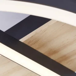 Lampes En Bois-Luminaires Brilliant Plafonnier Brilliant Maureen LED Écru, Noir, Blanc, 1 lumière