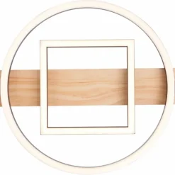 Lampes En Bois-Luminaires Brilliant Plafonnier Brilliant Maureen LED Écru, Noir, Blanc, 1 lumière