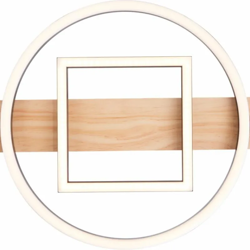 Lampes En Bois-Luminaires Brilliant Plafonnier Brilliant Maureen LED Écru, Noir, Blanc, 1 lumière