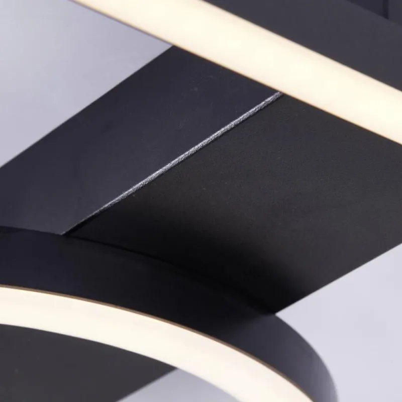 Luminaires Brilliant Plafonnier Brilliant Maureen LED Noir, Blanc, 1 lumière* Éclairage Led