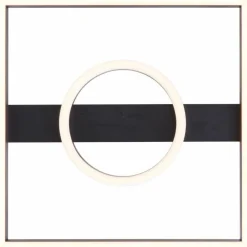 Luminaires Brilliant Plafonnier Brilliant Maureen LED Noir, Blanc, 1 lumière* Éclairage Led