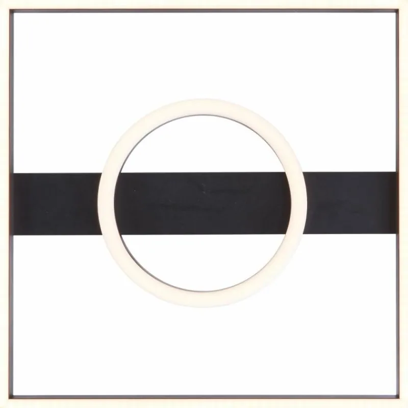 Luminaires Brilliant Plafonnier Brilliant Maureen LED Noir, Blanc, 1 lumière* Éclairage Led