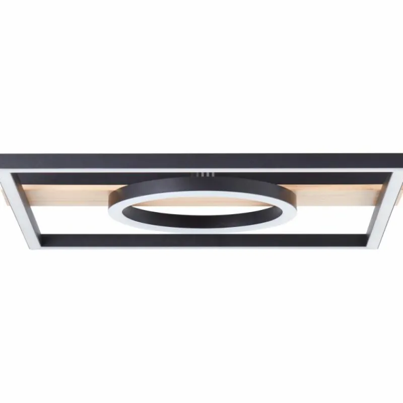 Lampes En Bois-Luminaires Brilliant Plafonnier Brilliant Maureen LED Écru, Noir, Blanc, 1 lumière