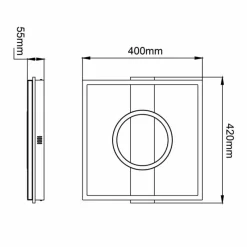 Lampes En Bois-Luminaires Brilliant Plafonnier Brilliant Maureen LED Écru, Noir, Blanc, 1 lumière