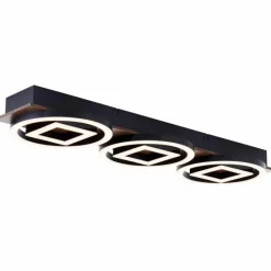 Luminaires Scandinaves-Luminaires Brilliant Plafonnier Brilliant Maureen LED Brun, Noir, 1 lumière