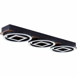 Luminaires Scandinaves-Luminaires Brilliant Plafonnier Brilliant Maureen LED Brun, Noir, 1 lumière