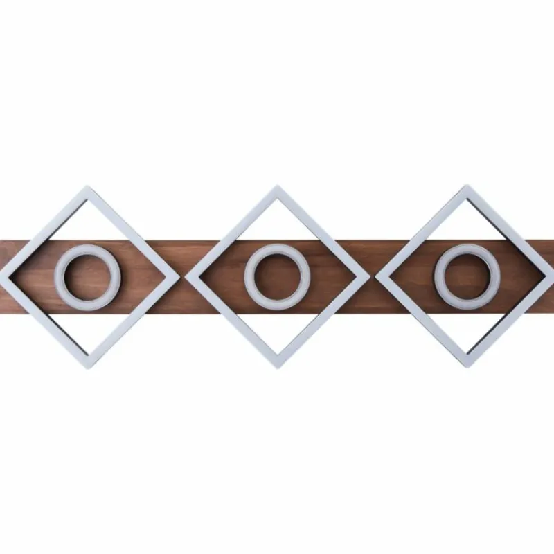 Luminaires Scandinaves-Luminaires Brilliant Plafonnier Brilliant Maureen LED Brun, Noir, 1 lumière