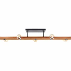 Luminaires Scandinaves-Luminaires Brilliant Plafonnier Brilliant Mertes Brun, Noir, 5 lumières