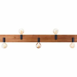 Luminaires Scandinaves-Luminaires Brilliant Plafonnier Brilliant Mertes Brun, Noir, 5 lumières