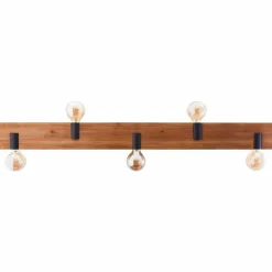 Luminaires Scandinaves-Luminaires Brilliant Plafonnier Brilliant Mertes Brun, Noir, 5 lumières