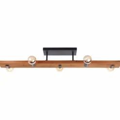 Luminaires Scandinaves-Luminaires Brilliant Plafonnier Brilliant Mertes Brun, Noir, 5 lumières