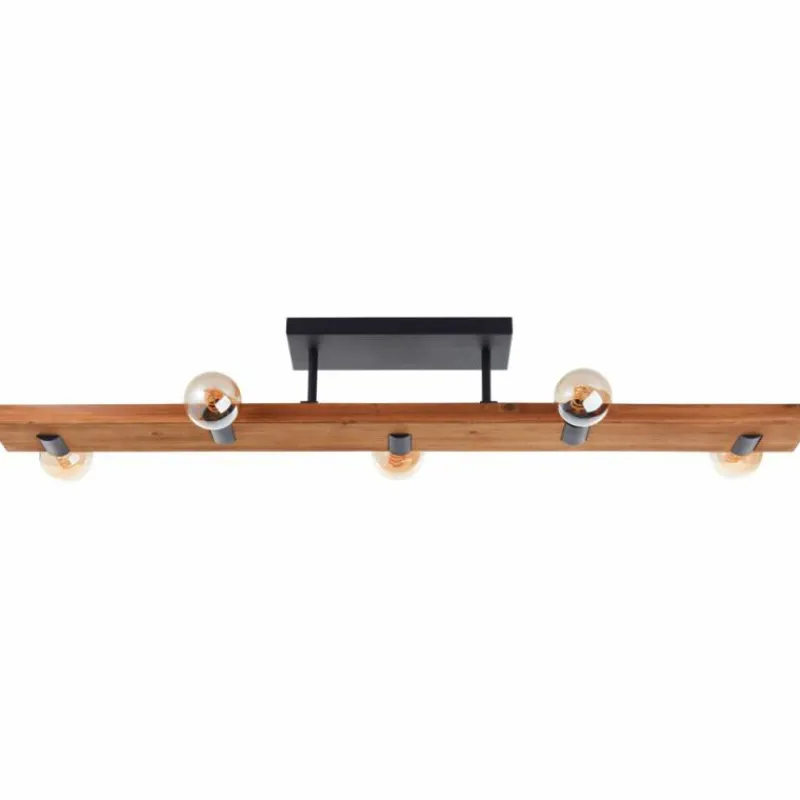 Luminaires Scandinaves-Luminaires Brilliant Plafonnier Brilliant Mertes Brun, Noir, 5 lumières