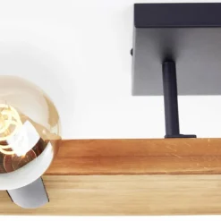 Luminaires Scandinaves-Luminaires Brilliant Plafonnier Brilliant Mertes Brun, Noir, 5 lumières