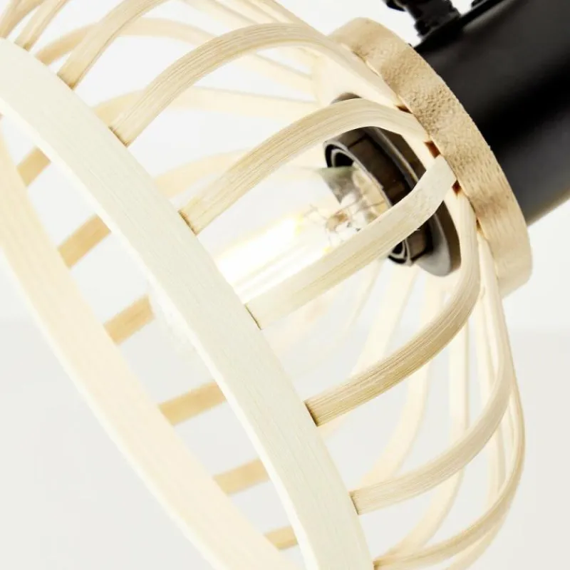 Luminaires Rustiques-Luminaires Brilliant Plafonnier Brilliant Norah Noir, 4 lumières