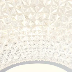 Luminaires Brilliant Plafonnier Brilliant Nunya LED Chrome, Blanc, 1 lumière* Éclairage Led