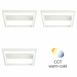 Lampes Industrielles-Luminaires Brilliant Plafonnier Brilliant Pallas LED Blanc, 1 lumière