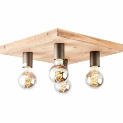 Lampes Vintages & Rétros-Luminaires Brilliant Plafonnier Brilliant Panto Noir, 4 lumières