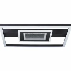 Luminaires Brilliant Plafonnier Brilliant Queens LED Noir, 1 lumière* Éclairage Led