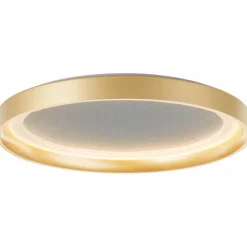 Lampes Dorées-Luminaires Brilliant Plafonnier Brilliant Quito LED Or, 1 lumière