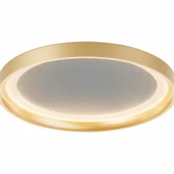 Lampes Dorées-Luminaires Brilliant Plafonnier Brilliant Quito LED Or, 1 lumière