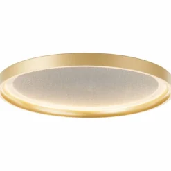 Lampes Dorées-Luminaires Brilliant Plafonnier Brilliant Quito LED Or, 1 lumière