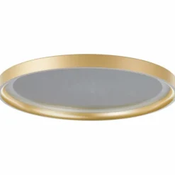 Lampes Dorées-Luminaires Brilliant Plafonnier Brilliant Quito LED Or, 1 lumière