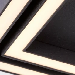 Luminaires Brilliant Plafonnier Brilliant Quon LED Noir, Blanc, 1 lumière* Éclairage Led