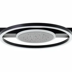 Luminaires Brilliant Plafonnier Brilliant Reno LED Noir, 1 lumière* Éclairage Led