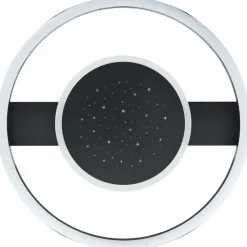 Luminaires Brilliant Plafonnier Brilliant Reno LED Noir, 1 lumière* Éclairage Led