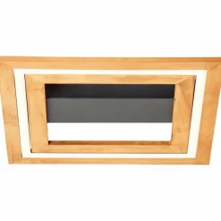 Luminaires Scandinaves-Luminaires Brilliant Plafonnier Brilliant Rhea LED Brun, Noir, 1 lumière