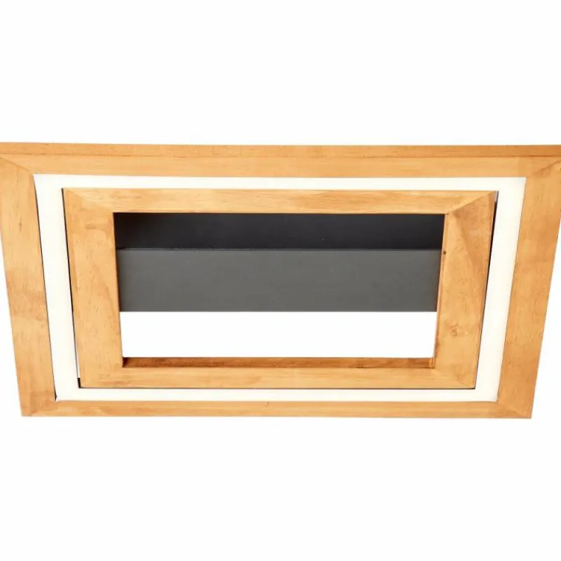 Luminaires Scandinaves-Luminaires Brilliant Plafonnier Brilliant Rhea LED Brun, Noir, 1 lumière