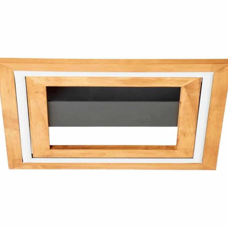 Luminaires Scandinaves-Luminaires Brilliant Plafonnier Brilliant Rhea LED Brun, Noir, 1 lumière