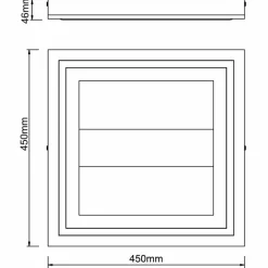 Luminaires Scandinaves-Luminaires Brilliant Plafonnier Brilliant Rhea LED Brun, Noir, 1 lumière