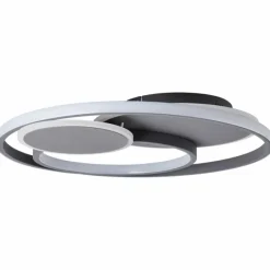 Lampes Industrielles-Luminaires Brilliant Plafonnier Brilliant Runda LED Gris, 1 lumière
