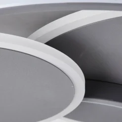 Lampes Industrielles-Luminaires Brilliant Plafonnier Brilliant Runda LED Gris, 1 lumière