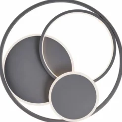 Lampes Industrielles-Luminaires Brilliant Plafonnier Brilliant Runda LED Gris, 1 lumière