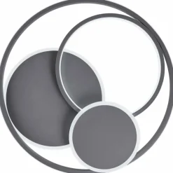 Lampes Industrielles-Luminaires Brilliant Plafonnier Brilliant Runda LED Gris, 1 lumière