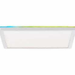 Luminaires Brilliant Plafonnier Brilliant Saltery LED Blanc, 1 lumière, Télécommandes, Changeur de couleurs* Éclairage Led