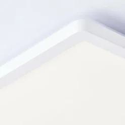 Luminaires Brilliant Plafonnier Brilliant Saltery LED Blanc, 1 lumière, Télécommandes, Changeur de couleurs* Éclairage Led