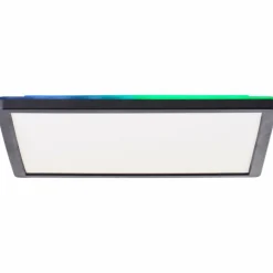 Luminaires Brilliant Plafonnier Brilliant Saltery LED Blanc, 1 lumière, Télécommandes, Changeur de couleurs* Éclairage Led