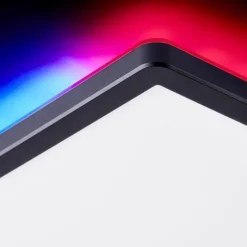 Luminaires Brilliant Plafonnier Brilliant Saltery LED Blanc, 1 lumière, Télécommandes, Changeur de couleurs* Éclairage Led