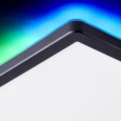 Luminaires Brilliant Plafonnier Brilliant Saltery LED Blanc, 1 lumière, Télécommandes, Changeur de couleurs* Éclairage Led