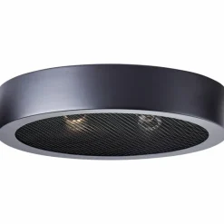 Luminaires Rustiques-Luminaires Brilliant Plafonnier Brilliant Sandros Noir, 2 lumières