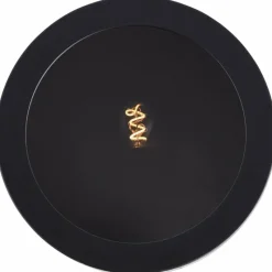 Luminaires Brilliant Plafonnier Brilliant Sandros Noir, 1 lumière