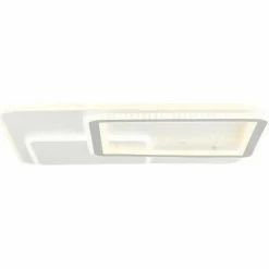 Luminaires Brilliant Plafonnier Brilliant Savare LED Gris, Blanc, 1 lumière, Télécommandes* Éclairage Led